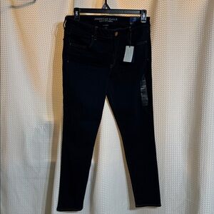 American Eagle Outfitters Super Stretch Jeans size 16 - Dark Blue NWT
